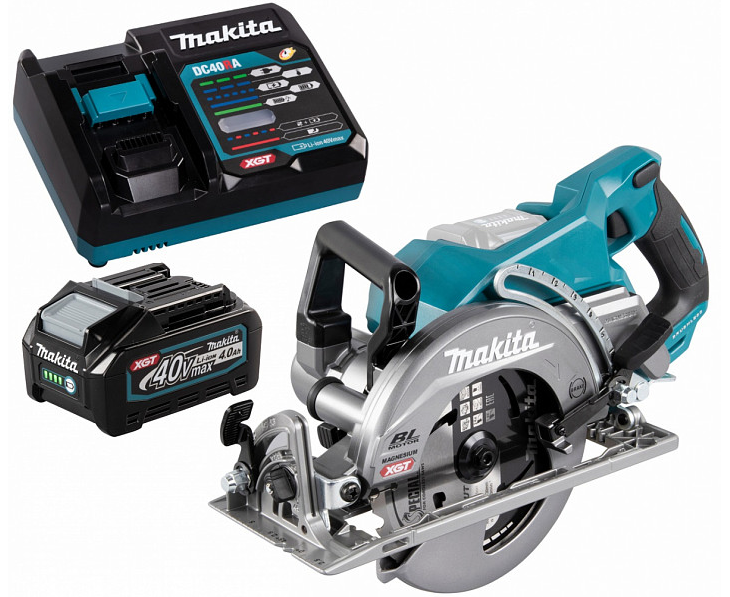 Пила дисковая аккумуляторная Makita RS001GZ+191J67-0 (акб BL4040 + ЗУ DC40RA)
